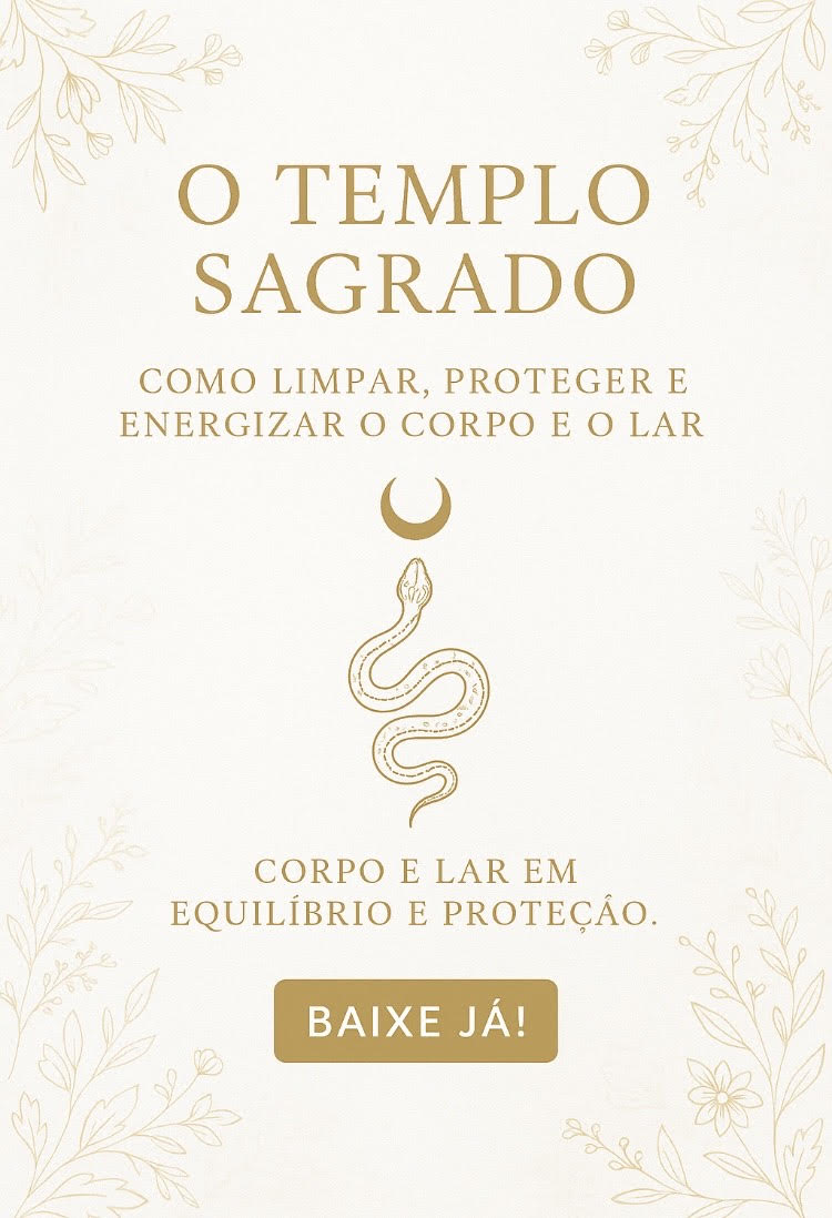Ebook O templo Sagrado - Limpeza enegética do lar